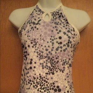 Vintage tie-neck halter top